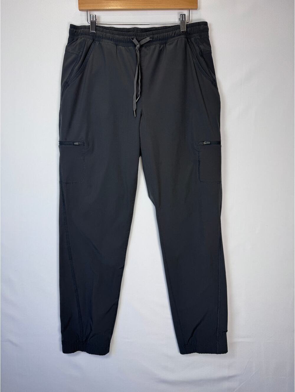 Eddie Bauer Women’s Fleece Lined Cargo Jogger Hiking Pants Gray Size 10